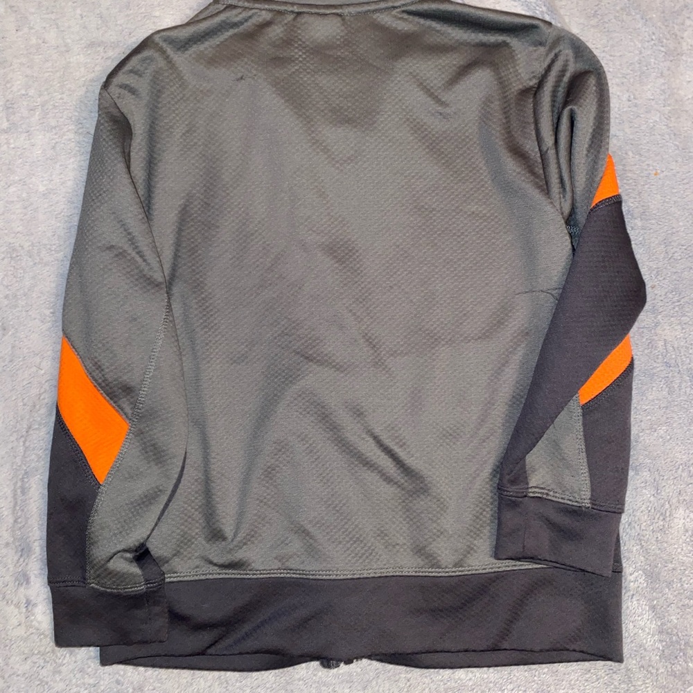 Russell Dri-Power 360 Orange & Grey Full Zip Sport Jacket Size Medium (8) - Picture 6 of 7